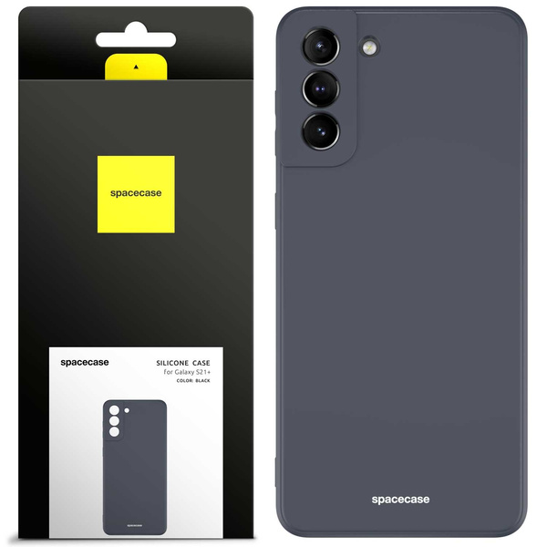 Spacecase Etui Silicone Case Galaxy S21+ black