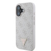 Guess GUHCP16SP4TDSCPP iPhone 166.1" różowy/pink hardcase Leather Metal Logo Strass Crossbody