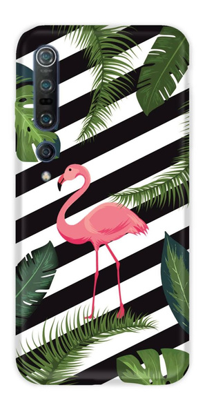 CASEGADGET CASE OVERPRINT FLAMINGO IN LEAVES XIAOMI MI 10 PRO