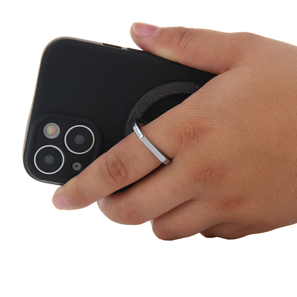 Ring Holder brokat czarny