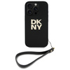 DKNY DKHCP16XPBSWSK iPhone 16 Pro Max    6.9" czarny/black hardcase Wrist Strap Stock Logo