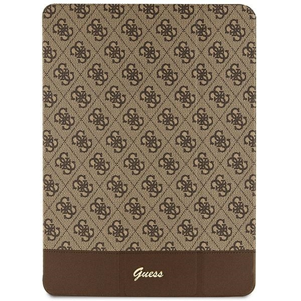 Guess GUFCP12PS4SGW iPad Pro 12.9"brązowy/brown 4G Stripe Allover