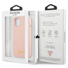 GUESS GUHCP13MLSLMGGLP IPHONE 13/14/15 6.1 "LIGHT PINK / LIGHT PINK HARDCASE SILICONE SCRIPT GOLD LOGO