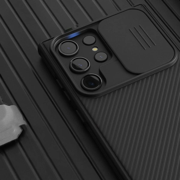 Nillkin CamShield Pro Magnetic Case Case for Samsung Galaxy S23 Ultra Magnetic MagSafe with Camera Protector Black