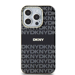 DKNY DKHMP15SHRHSEK iPhone 15 / 14 / 136.1" czarny/black hardcase IML Mono & Stripe MagSafe