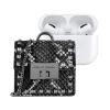 Ideal of Sweden etui na słuchawki Zoe Mini AirPods Beatstuds Silvery Snake  uniwersalne