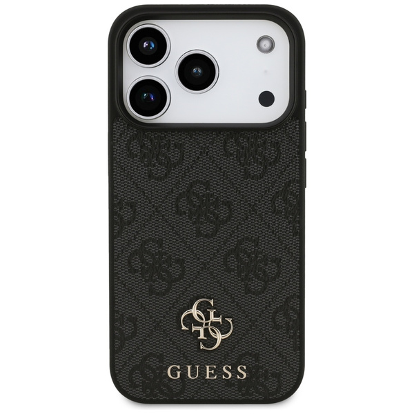 Etui Guess 4G Small Classic Logo MagSafe do iPhone 17 Pro czarny