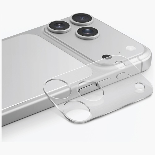 Ochrona modułu aparatu i tylnego panelu  UNIQ Optix Aeroshield+ Camera Module Protector do iPhone 17 Pro Max przezroczysty