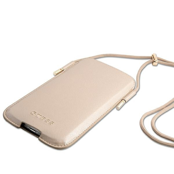 Guess Torebka GUHCP12MSAPSLG 6,1"złoty/gold Saffiano