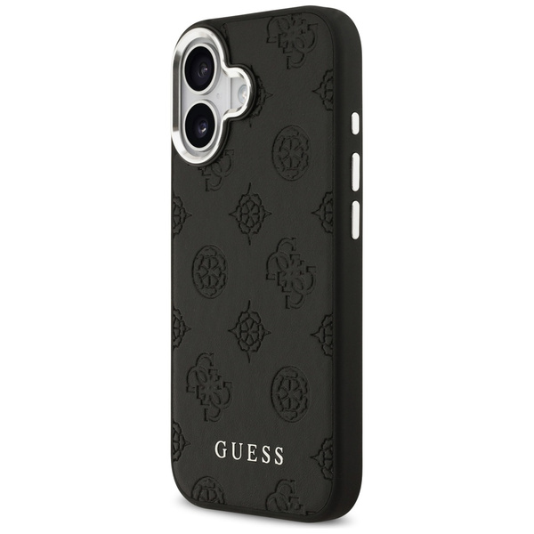 Etui Guess Peony Hot Stamp Script        MagSafe do iPhone 17 czarny