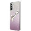 Guess GUHCS21MPCUGLSPI S21+ G996różowy/pink hardcase Glitter Gradient Script