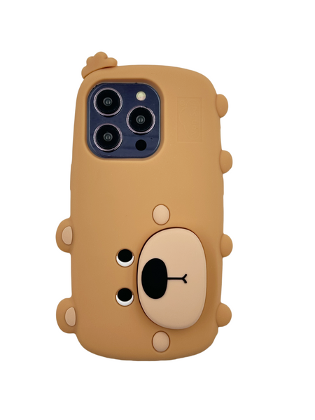 ETUI CASE 3D BEAR WITH STAND IPHONE 16