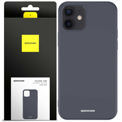 Spacecase Etui Silicone Case iPhone 12/12 Pro black