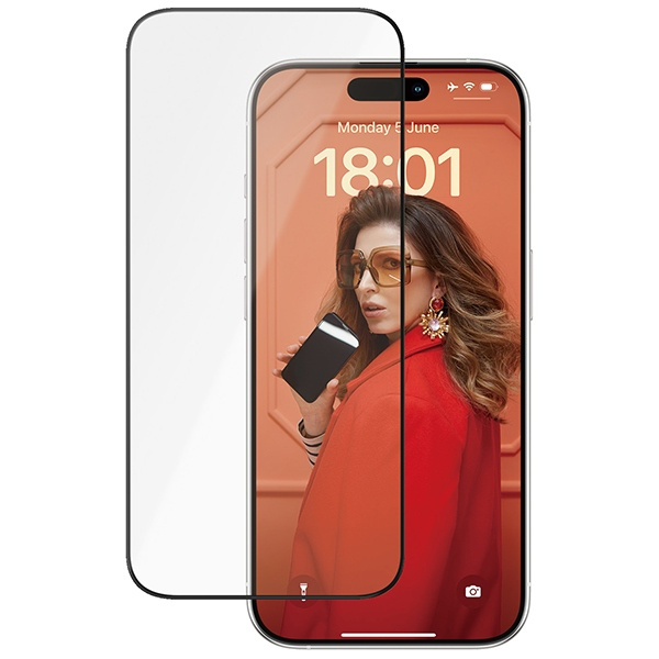 PanzerGlass Ceramic Protection iPhone 15 Pro 6.1" Ultra-Wide-Fit Screen Protection Easy Aligner Included 2838