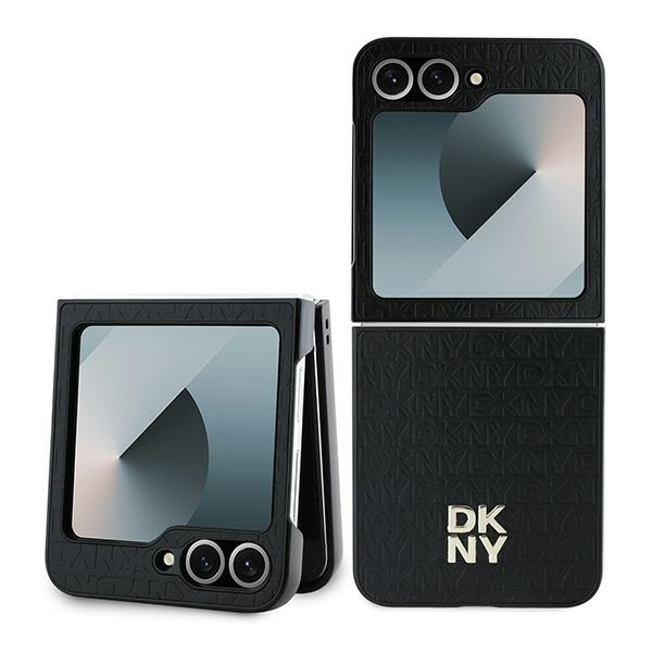 DKNY DKHCZF6PSHRPSK Z Flip6 F741czarny/black Repeat Pattern Stack Logo