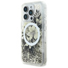 Guess GUHMP16LLFMWTE iPhone 16 Pro6.3" beżowy/beige hardcase Liquid Glitter Flower MagSafe