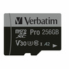 Verbatim Karta microSD 512GB + adapterPro U3 czarny/black 47046