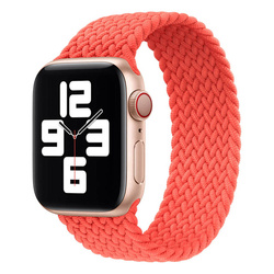 Apple Opaska APPLE WATCH 3J268ZM/A BRAIDED SOLO LOOP 44/45/46/49MM SIZE 5 ELECTRIC ORANGE ORYGINALNA PLOMBA