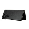Beline Etui Leather Case Sam Z Fold5 F946 czarny/black