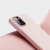 DUX DUCIS GRIT LEATHER CASE FOR IPHONE 14 ELEGANT FAUX LEATHER COVER (MAGSAFE COMPATIBLE) PINK