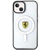 Etui Ferrari Outline MagSafe na iPhone 14 - przezroczyste