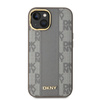 DKNY DKHMP14SPCPVSLE iPhone 146.1" beżowy/beige hardcase Leather Checkered Mono Pattern MagSafe