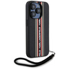 Etui Karl Lagerfeld Saffiano Athleisure  Stripes Cord do iPhone 15 Pro czerwony