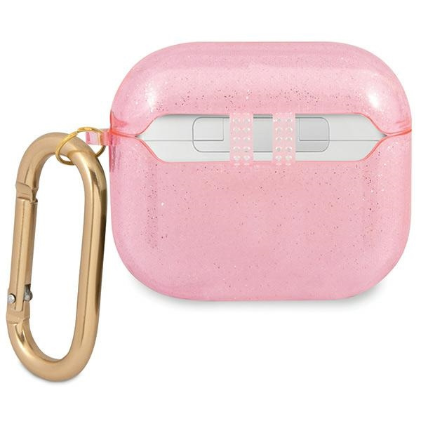 Guess GUA3UCG4GP AirPods 3 coverróżowy/pink Glitter Collection