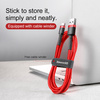 Kabel Baseus Cafule USB-A / USB-C QC 3.0 3A 0.5 m - czerwony