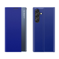 New Sleep Case etui do Samsung Galaxy A24 4G pokrowiec z klapką podstawka niebieskie