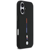 Etui BMW M Silicon Tricolor Line MagSafe do iPhone 17 czarny