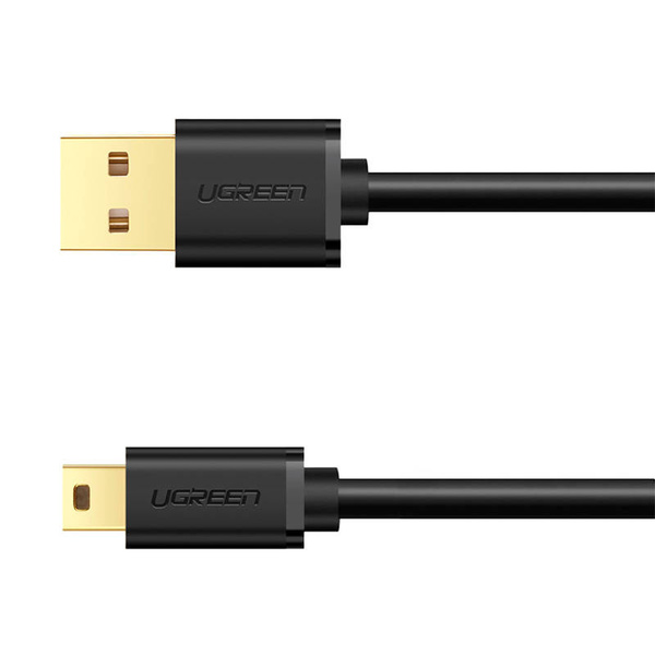 Ugreen kabel przewód USB - mini USB 480 Mbps 1 m czarny (US132 10355)