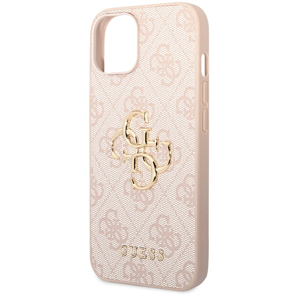 Guess GUHCP15S4GMGPI iPhone 15 / 14 / 13 6.1" różowy/pink hardcase 4G Big Metal Logo