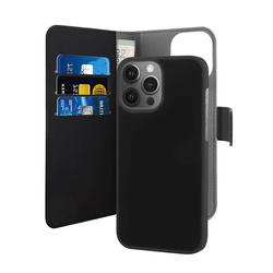 SBS Wallet Detachable 2in1 iPhone 13 Pro Max case, black