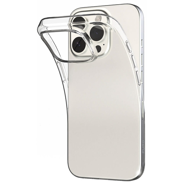 Puro 0.3 Nude etui do iPhone 16 Pro Max, przezroczyste