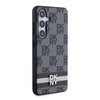 DKNY DKHCS24SPCPTSSK S24 S921czarny/black hardcase Leather Checkered Mono Pattern & Printed Stripes