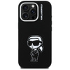 Etui Karl Lagerfeld Silicone Karl Sketch MagSafe do iPhone 16 Pro czarny