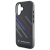BMW BMHCP16M23HTRAK iPhone 16 Plus 6.7"   czarny/black hardcase Motorsport IML Random Stripes