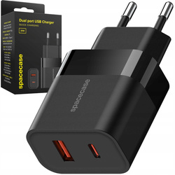 Spacecase Ładowarka USB Charger 20W SC001B black
