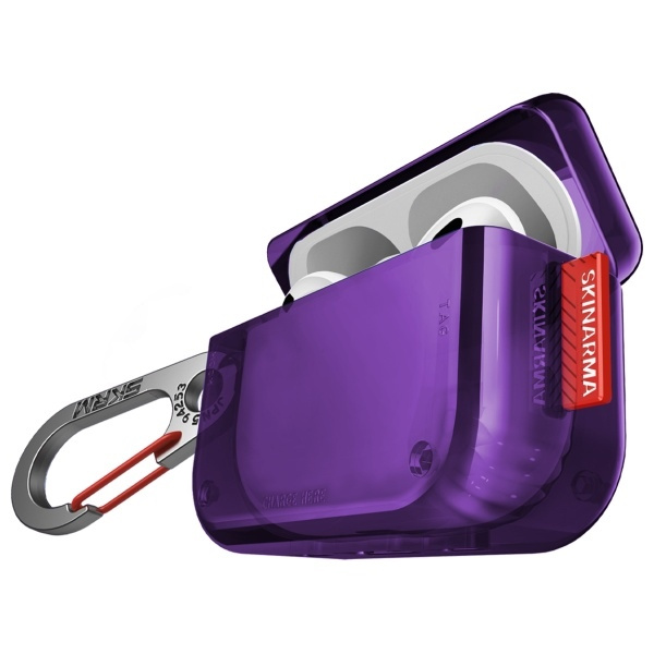 Etui Skinarma Saido do AirPods Pro 2      fioletowy