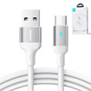 Joyroom kabel USB - USB C 3A do szybkiego ładowania i transferu danych A10 Series 3 m biały (S-UC027A10)