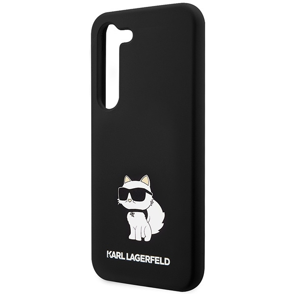 KARL LAGERFELD KLHCS23MSNCHBCK S23+ S916 HARDCASE CZARNY/BLACK SILICONE CHOUPETTE