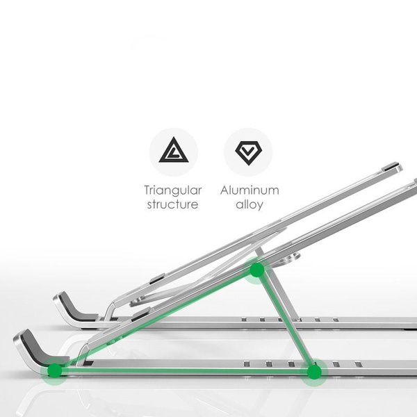 TECH-PROTECT ALUSTAND UNIVERSAL LAPTOP STAND SILVER