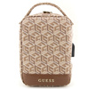 Guess Torba GUHBHGCFSEW Organizerbrązowy/brown GCube Stripe