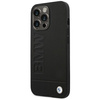 Case BMW BMHCP14XSLLBK iPhone 14 Pro Max 6.7 "black / black Leather Stamp