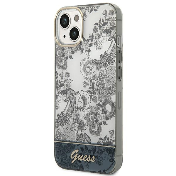 Guess GUHCP14MHGPLHG iPhone 14 Plus / 15 Plus 6.7" szary/grey hardcase Porcelain Collection