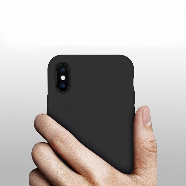 CASE SILICONE XIAOMI MI NOTE 10 BLACK EXHIBITION