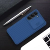 Nillkin CamShield Pro Case for Samsung Galaxy S23+, cover with camera cover, blue