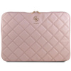 Guess Sleeve GUCS16ZPSQSSGP 16"różowy/pink Quilted 4G