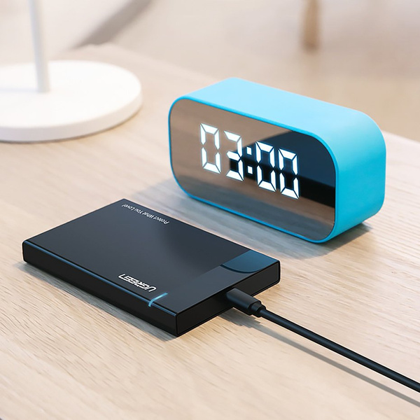 Ugreen bay for HDD SSD disk housing 2.5 '' SATA USB 3.2 Gen 1 (5 Gbps) micro USB SuperSpeed + 0.5 m cable black (US221 30848)